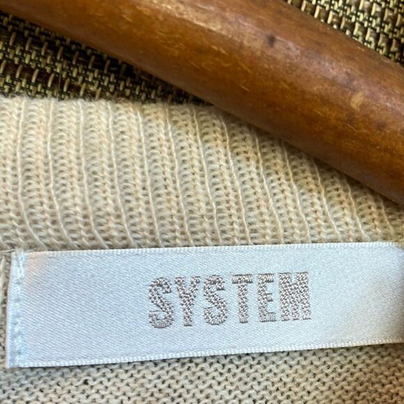 Vintage SYSTEM angora cashmere blend sheath Dress with Embellished Details - Picture 2 of 6